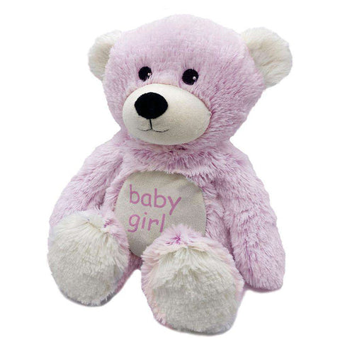 Baby Girl Pink Bear Warmie