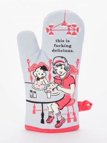 This Is F*!* Delicious Oven Mitt