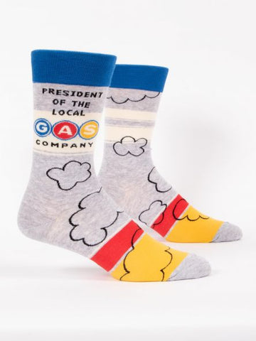 President Of The Local Gas Company M-Crew Socks