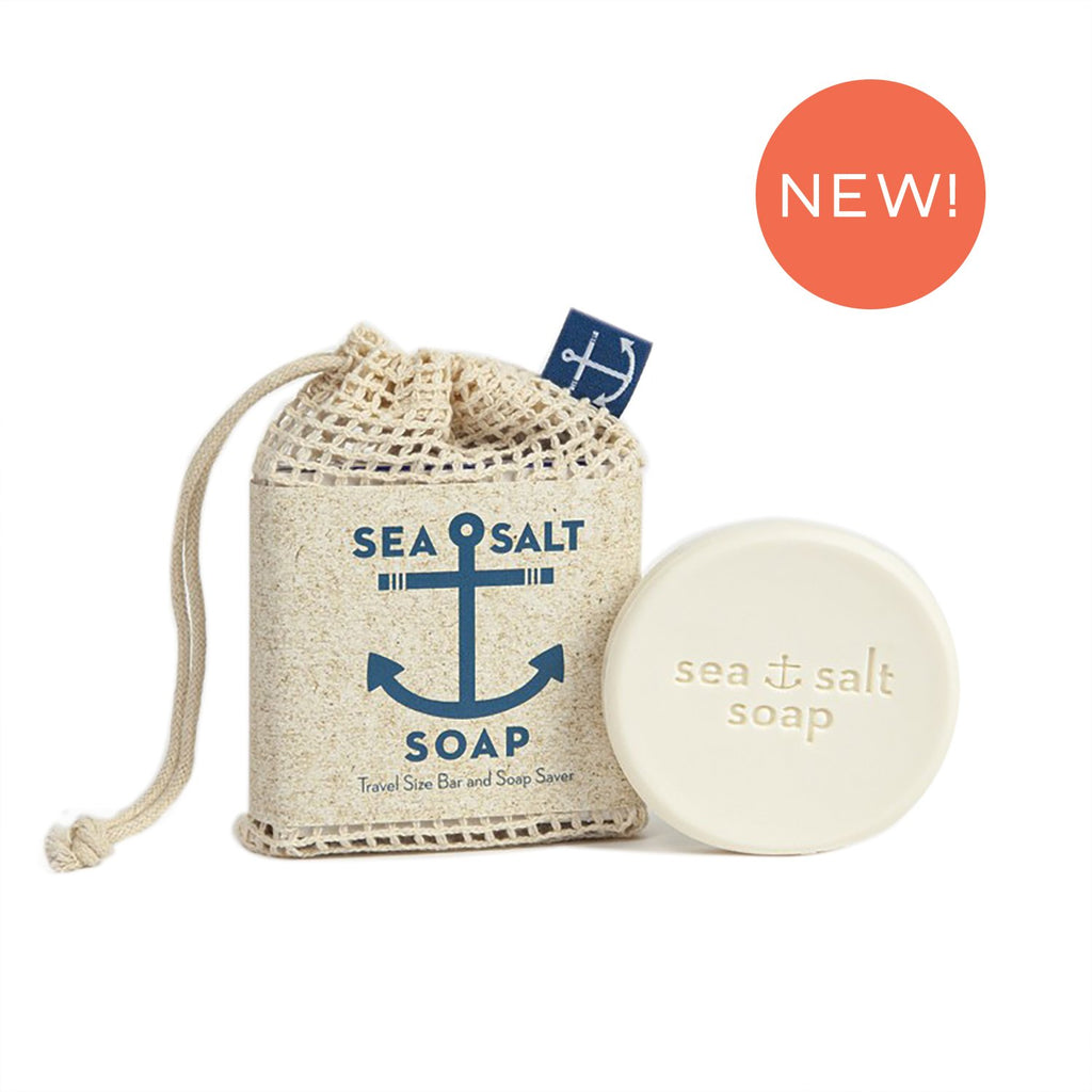 Swedish Dream® Sea Salt Soap Pocket Size Bar & Soap Saver